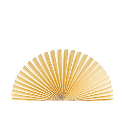 Веер-гармошка 160г/м 80 см, айвори